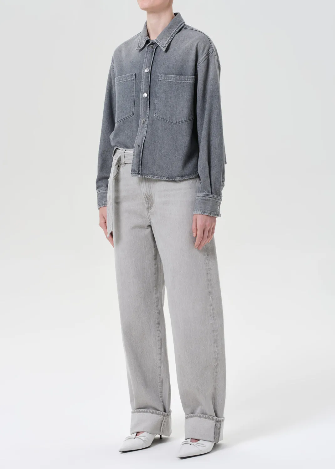 Juna Shirt in Headlight sold by Agolde product image thumbnail 4