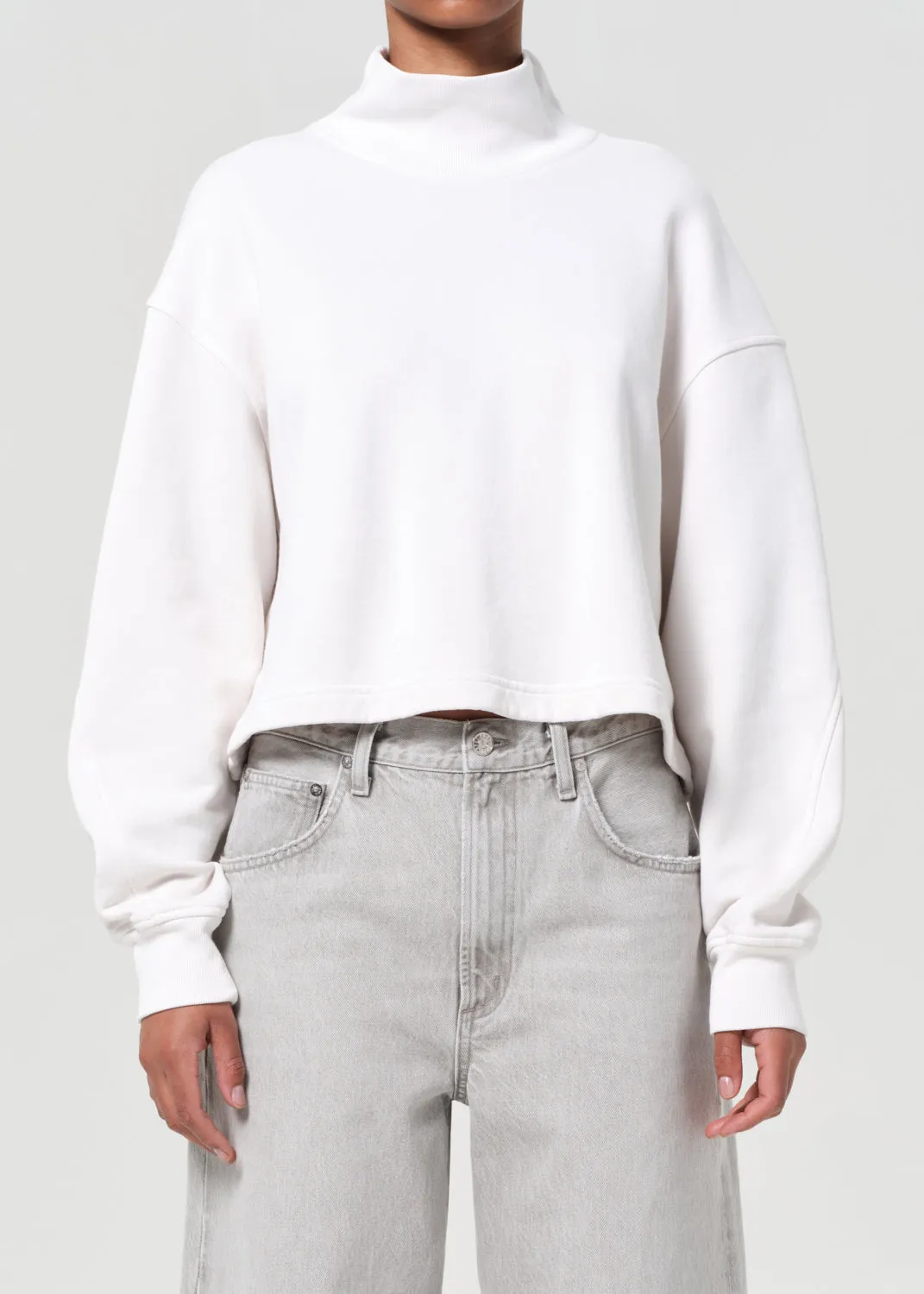 Isra Sweatshirt in Wired sold by Agolde