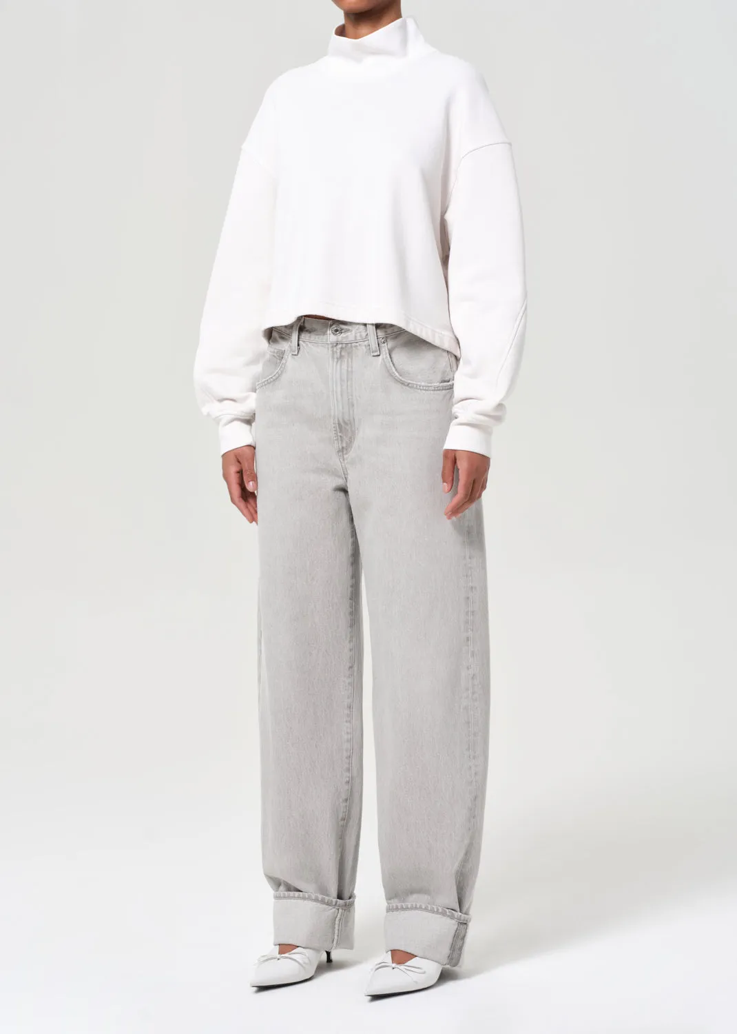 Isra Sweatshirt in Wired sold by Agolde product image thumbnail 5