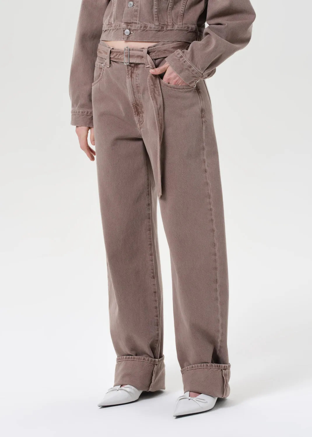 Cuffed Taper in Ceramic sold by Agolde product image thumbnail 5