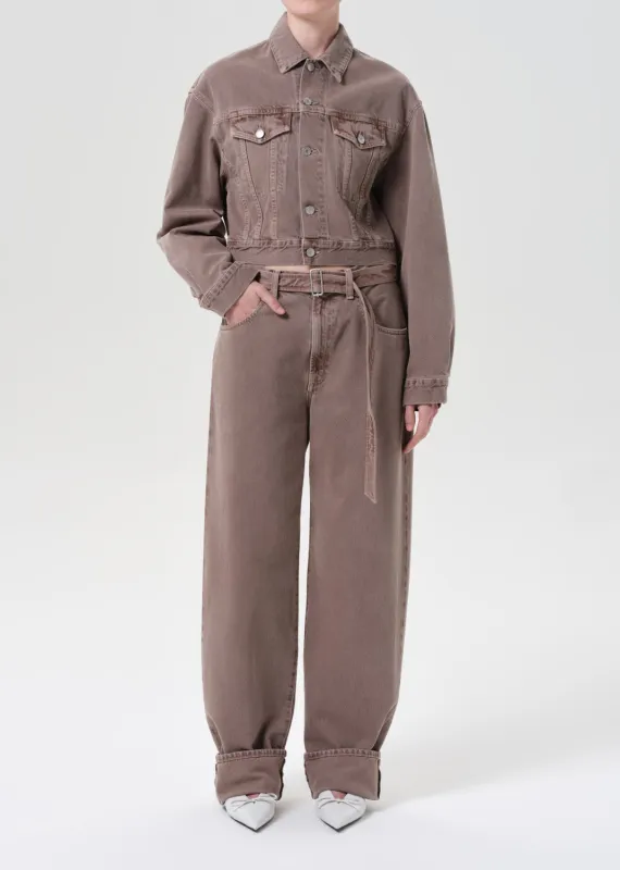 Cuffed Taper in Ceramic sold by Agolde