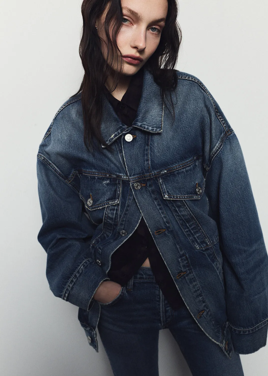 Reworked Wayne Jacket in Illuminate sold by Agolde product image thumbnail 3