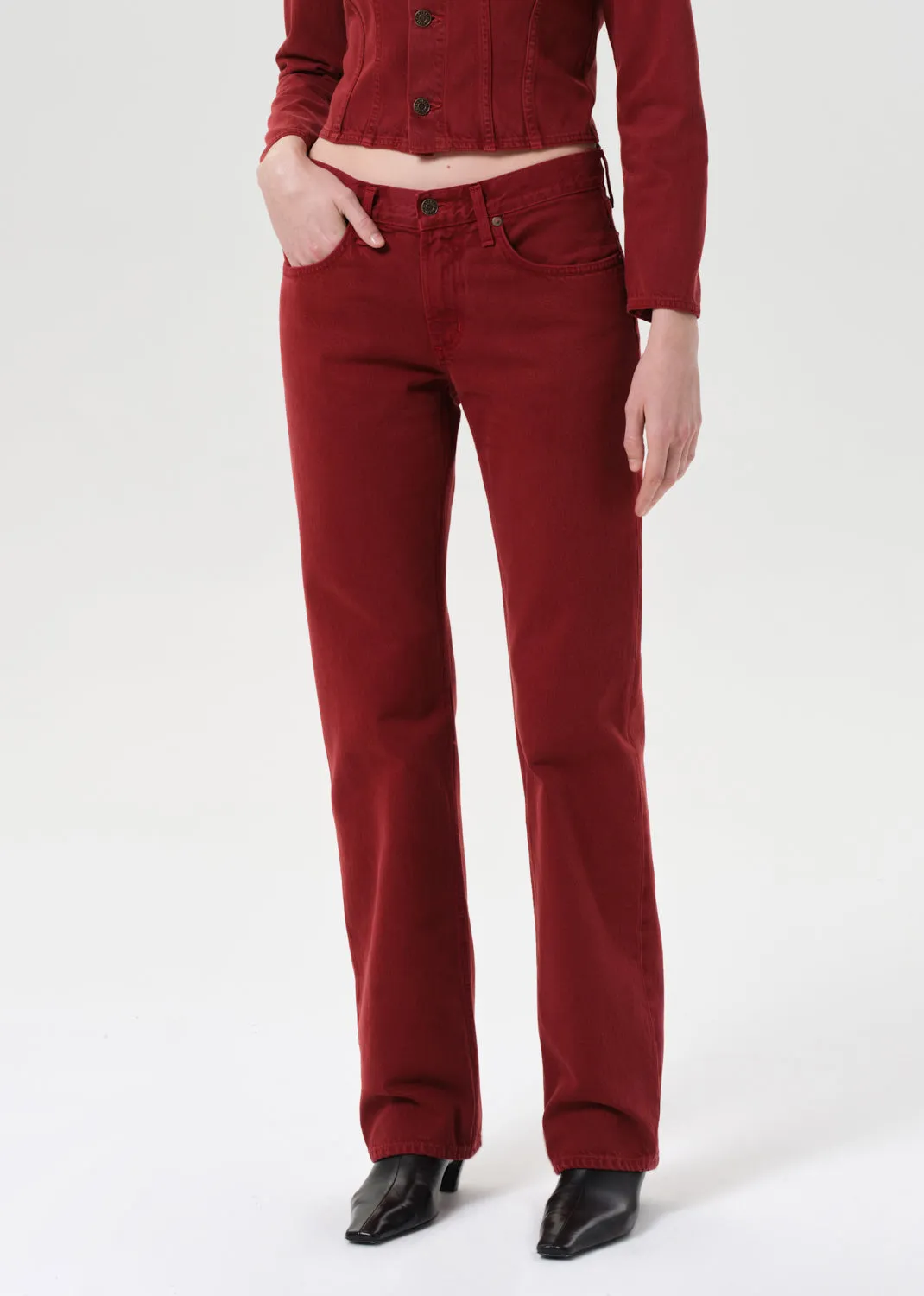 Low Rise Slim in Brick sold by Agolde product image thumbnail 3