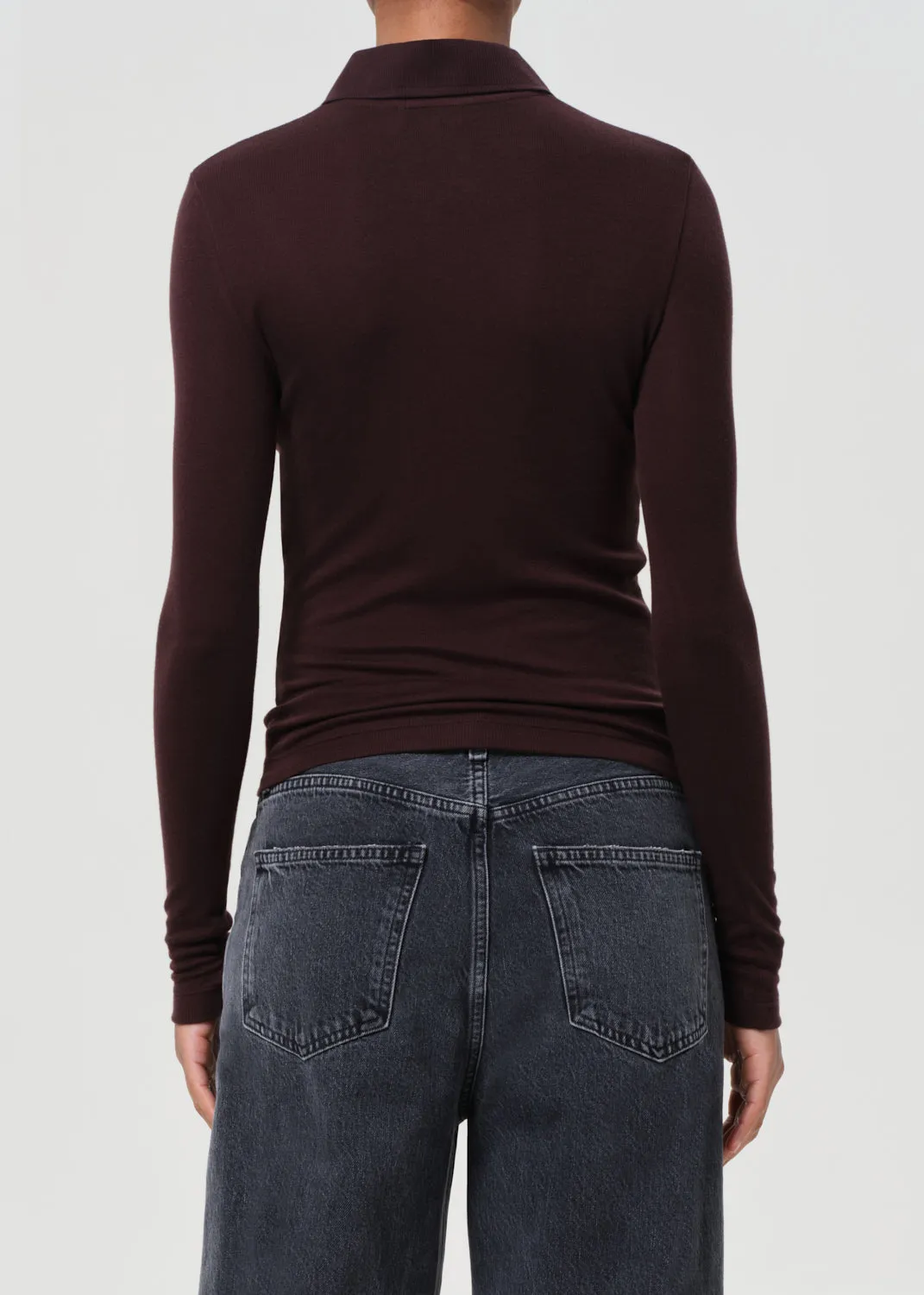 Amos Polo in Root sold by Agolde product image thumbnail 3