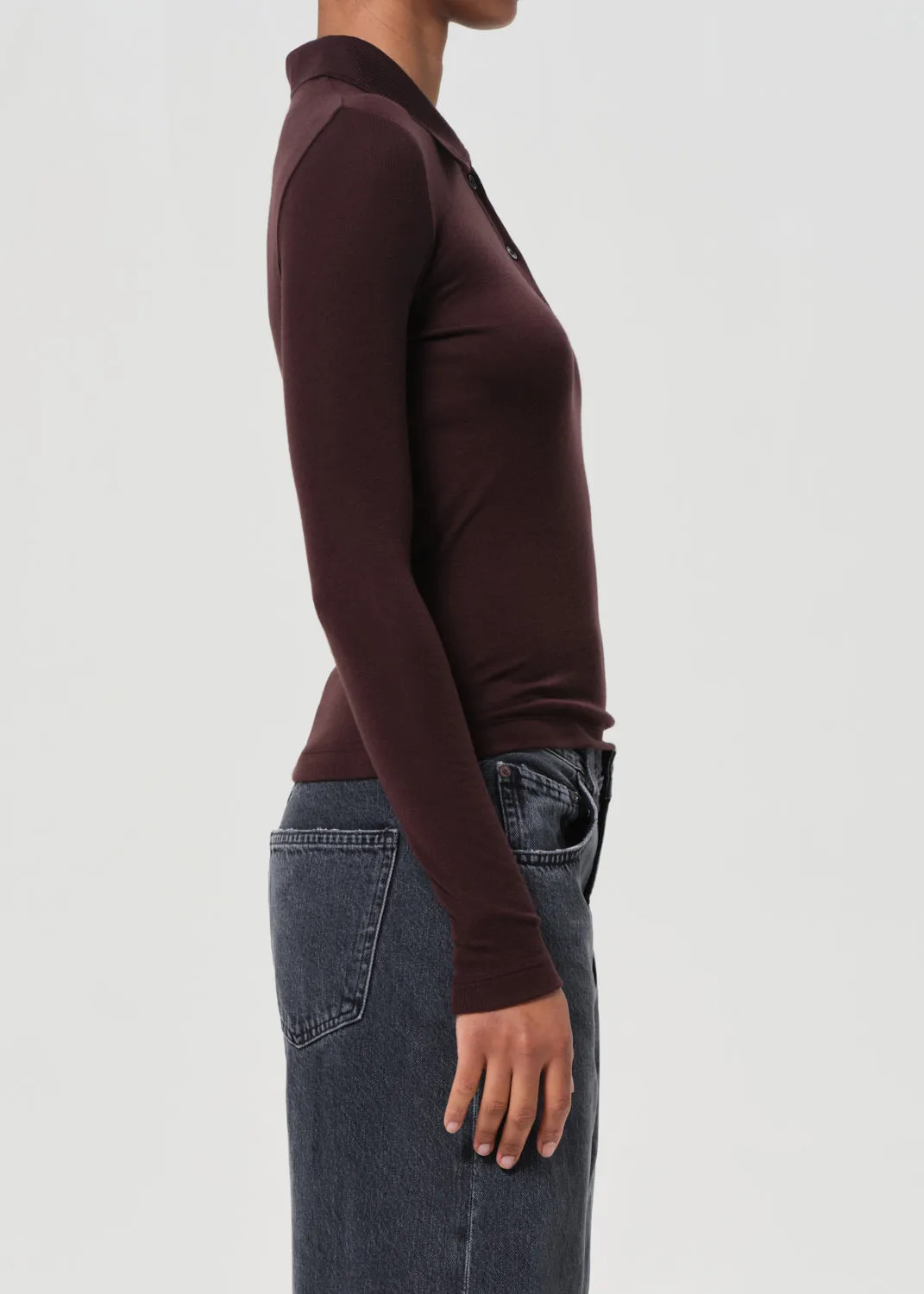 Amos Polo in Root sold by Agolde product image thumbnail 2