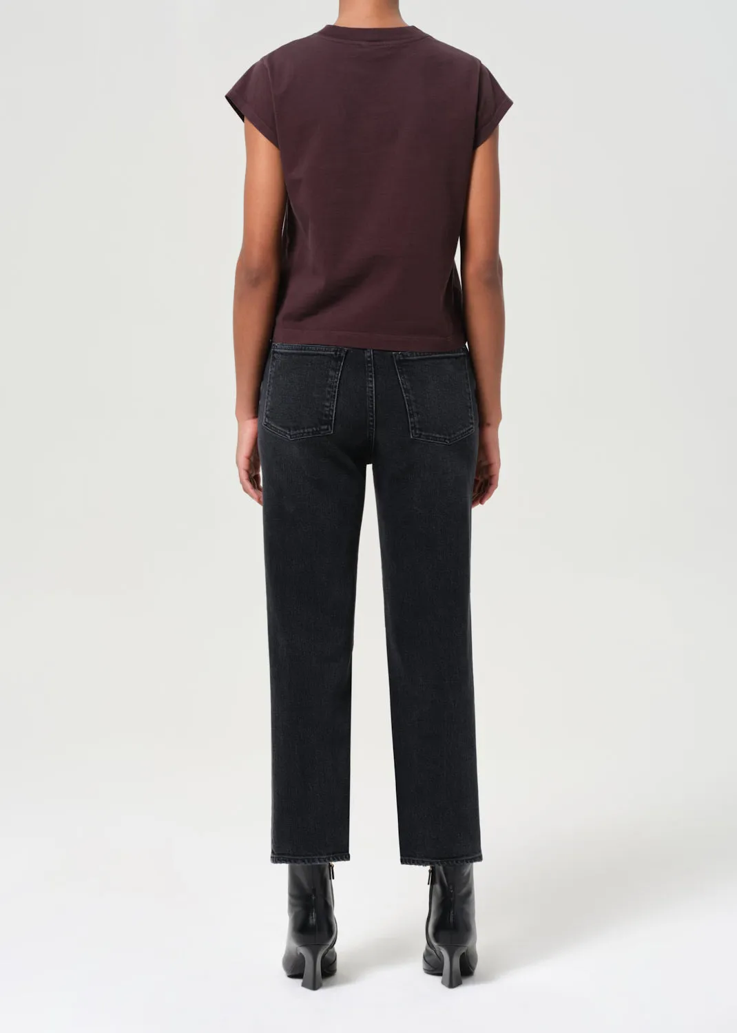 90's Pinch Waist Crop (Comfort Stretch) in Radius sold by Agolde product image thumbnail 2