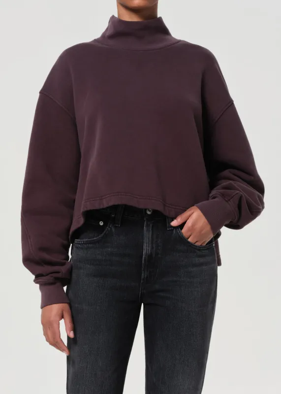 Isra Sweatshirt in Root sold by Agolde
