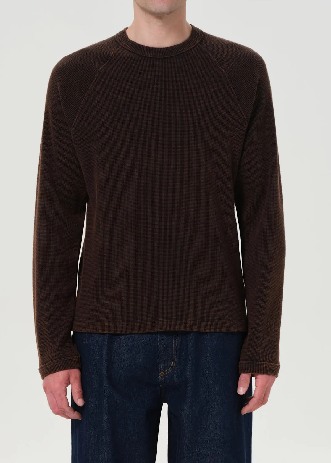 Payson Waffle Tee in Aerosol sold by Agolde product image thumbnail 2