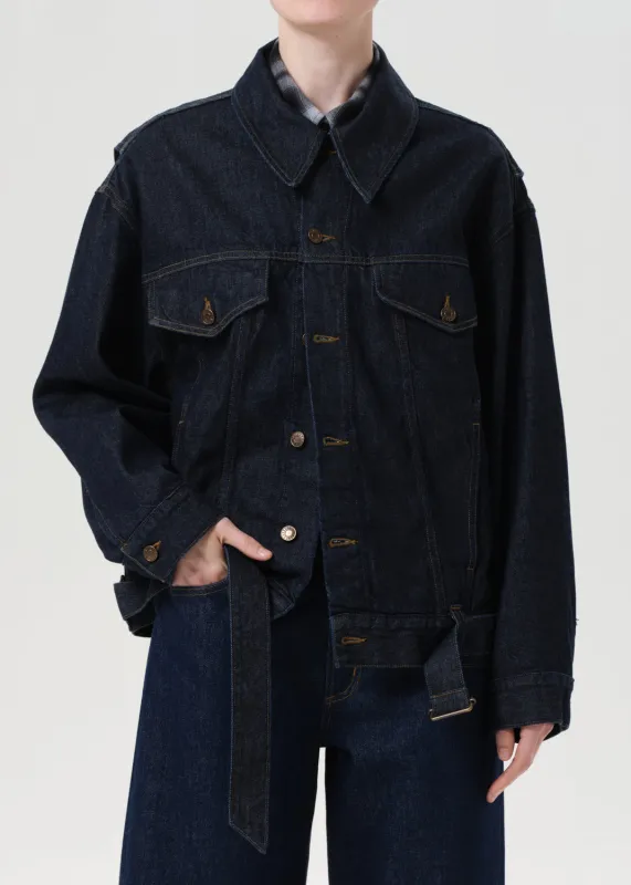 Merritt Jacket (Weightless) in Rinse made by Agolde