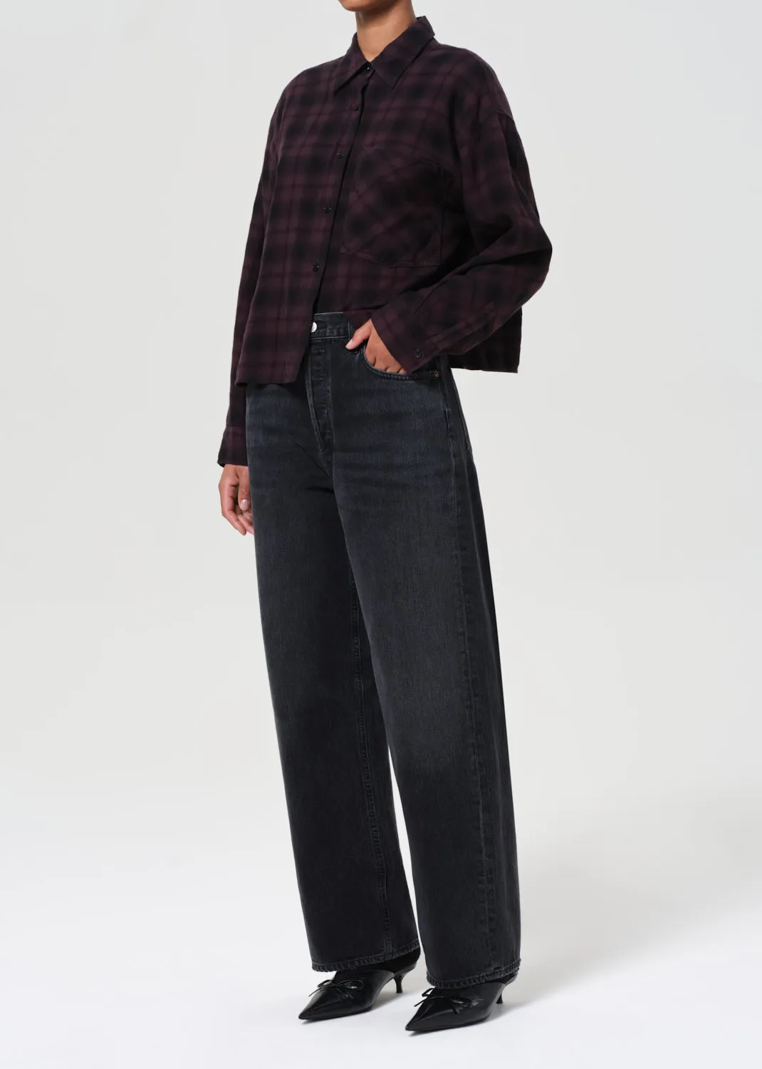 Comer Shirt in Root sold by Agolde product image thumbnail 4