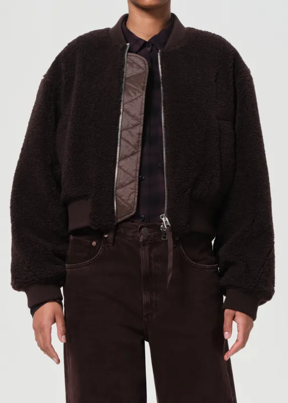 Iona Skye Jacket in Chocolate sold by Agolde