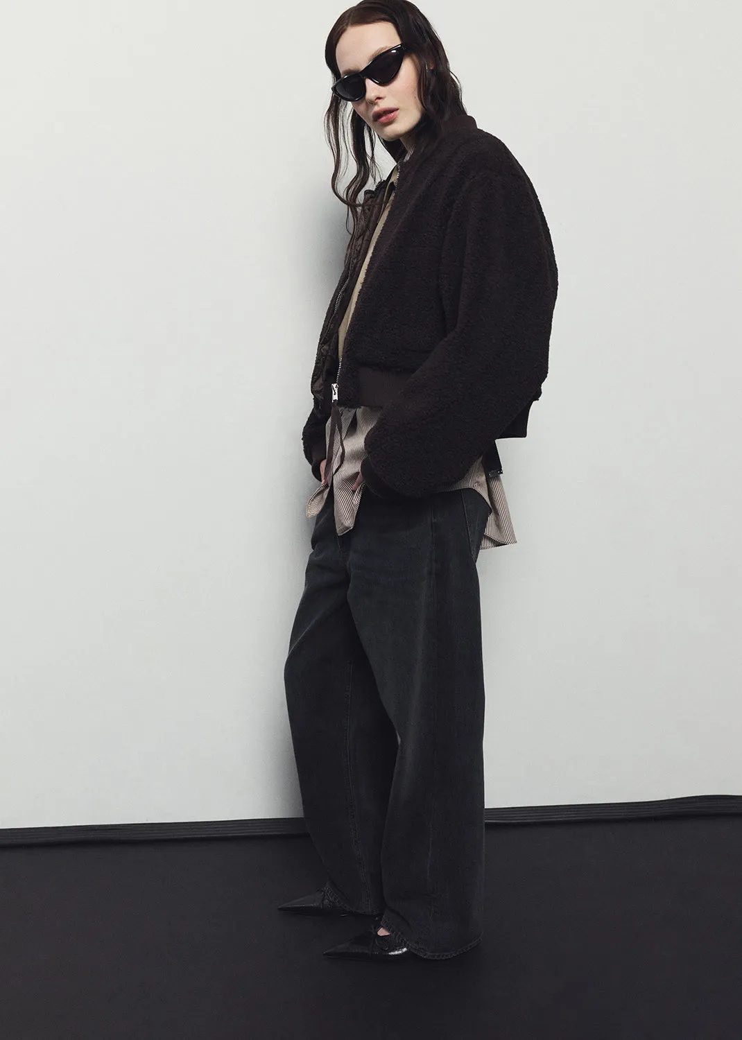 Iona Skye Jacket in Chocolate sold by Agolde product image thumbnail 2