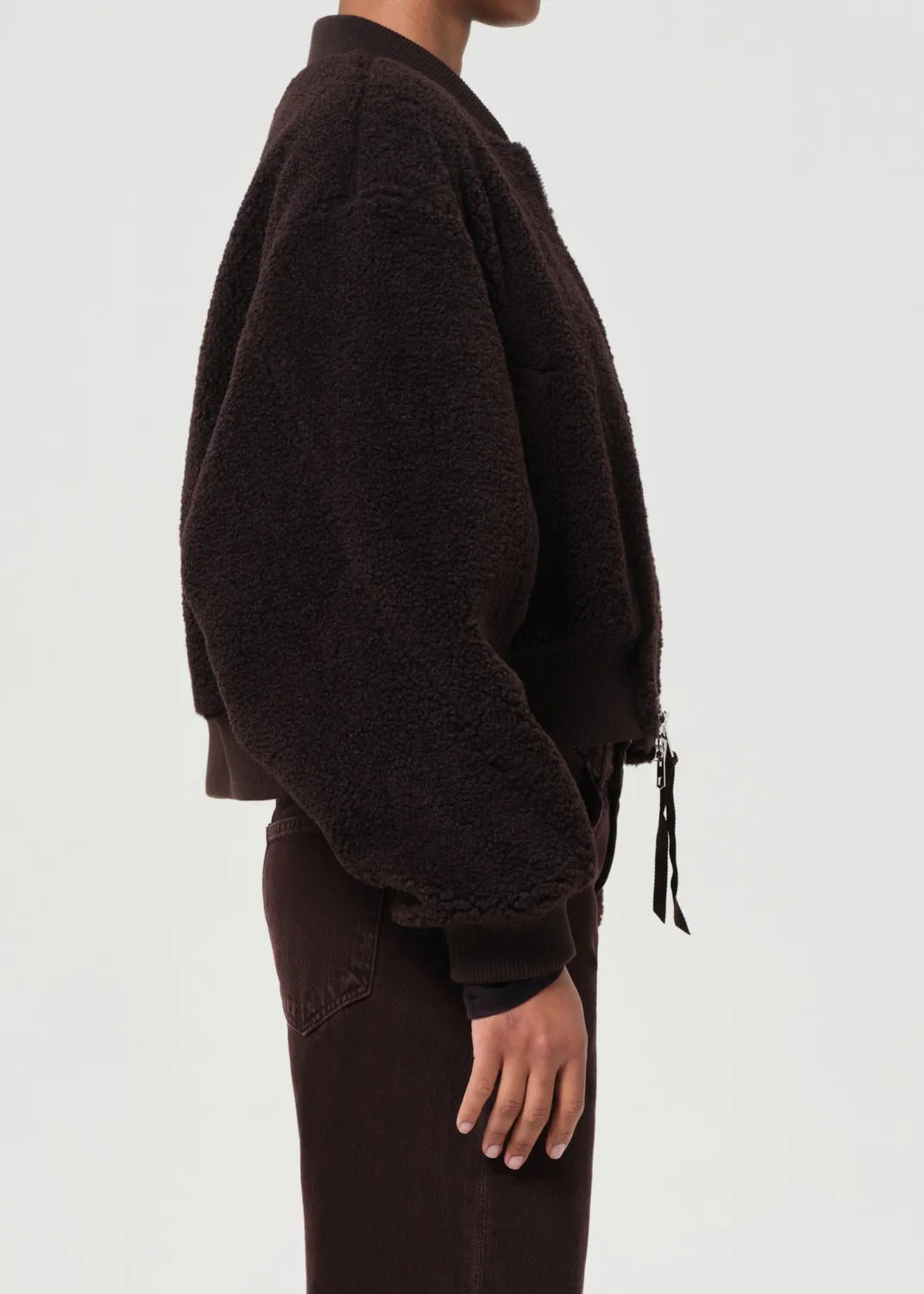 Iona Skye Jacket in Chocolate sold by Agolde product image thumbnail 3