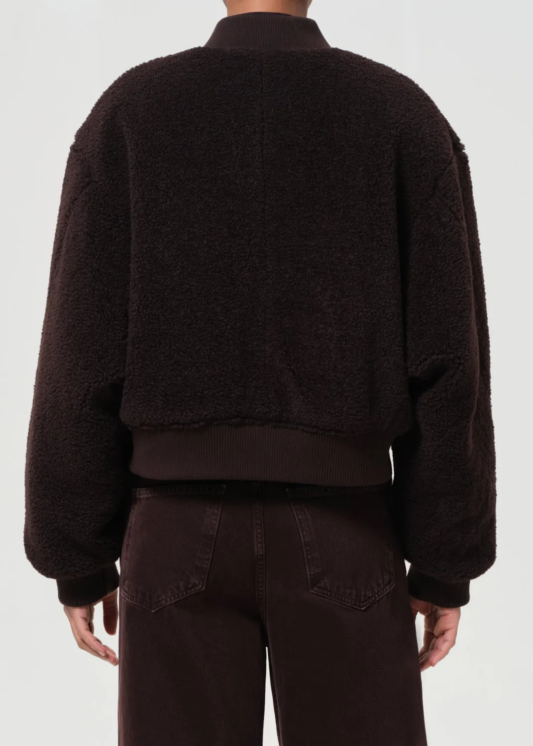 Iona Skye Jacket in Chocolate sold by Agolde product image thumbnail 4