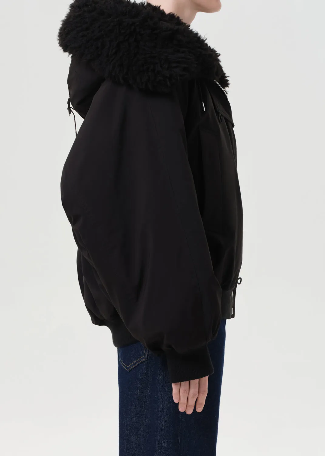 Camberly Snorkel Parka in Black sold by Agolde product image thumbnail 5