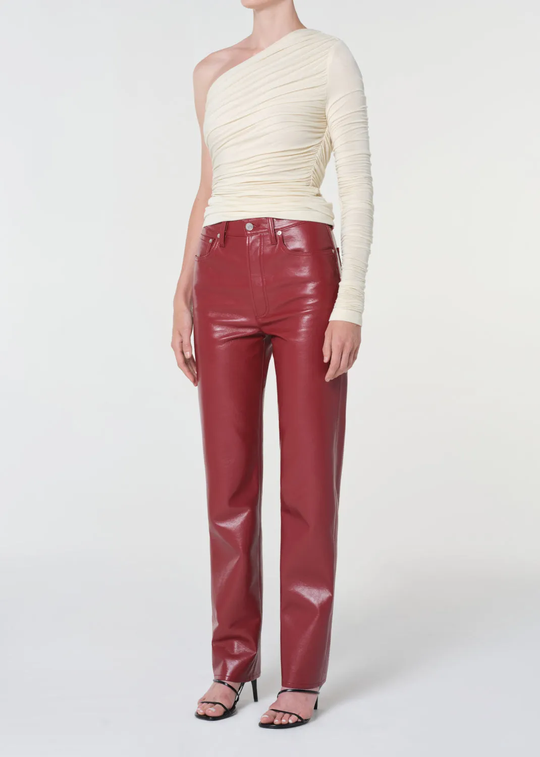 Annette Tee in Oat Milk sold by Agolde product image thumbnail 5