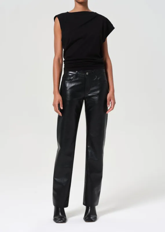 Low Rise Slim (Recycled Leather) in Detox sold by Agolde