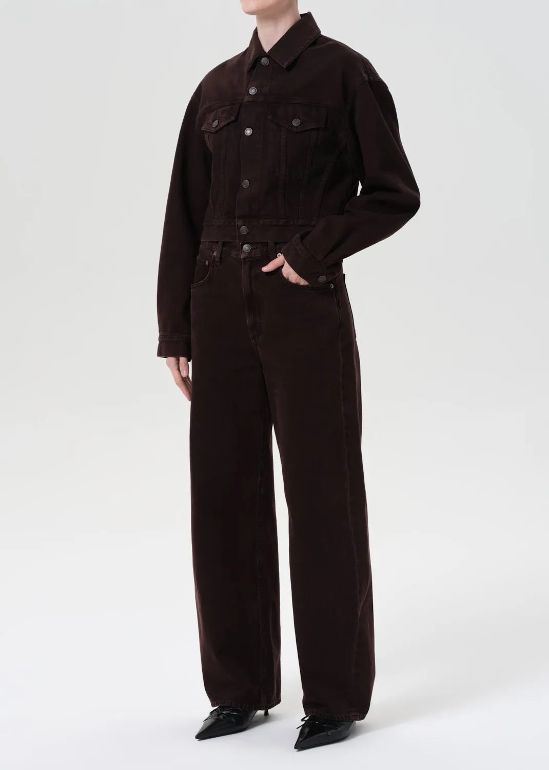 Radley Jacket in Sloe Berry sold by Agolde product image thumbnail 4