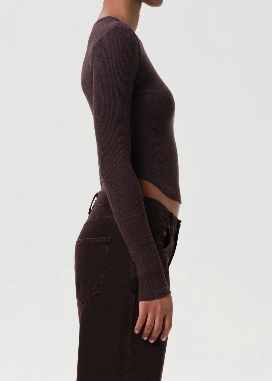 Neema Tee in Root sold by Agolde product image thumbnail 3