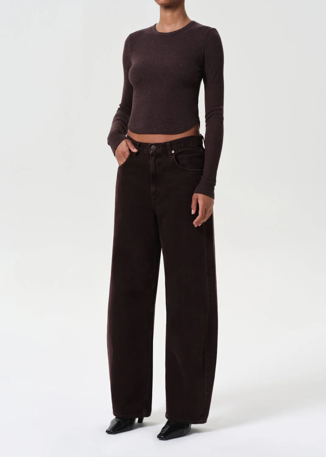 Neema Tee in Root sold by Agolde product image thumbnail 4