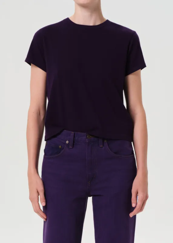 Adine Shrunken Tee in Cordial made by Agolde