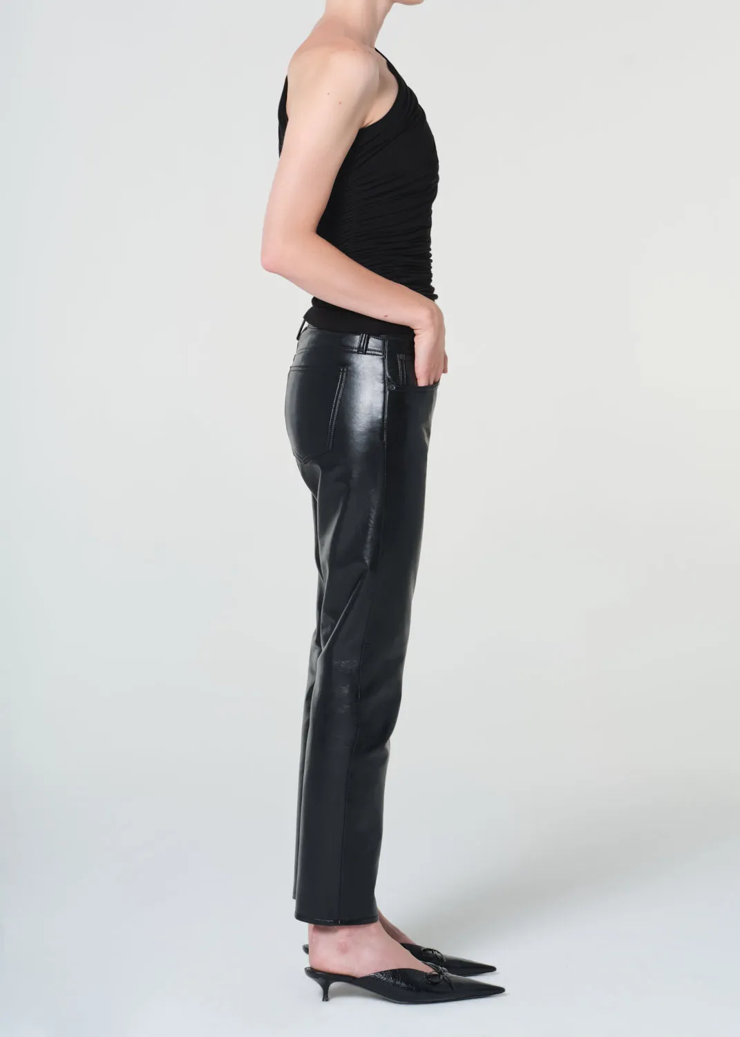 Cocktail Ankle Jean (Recycled Leather) in Detox sold by Agolde product image thumbnail 3