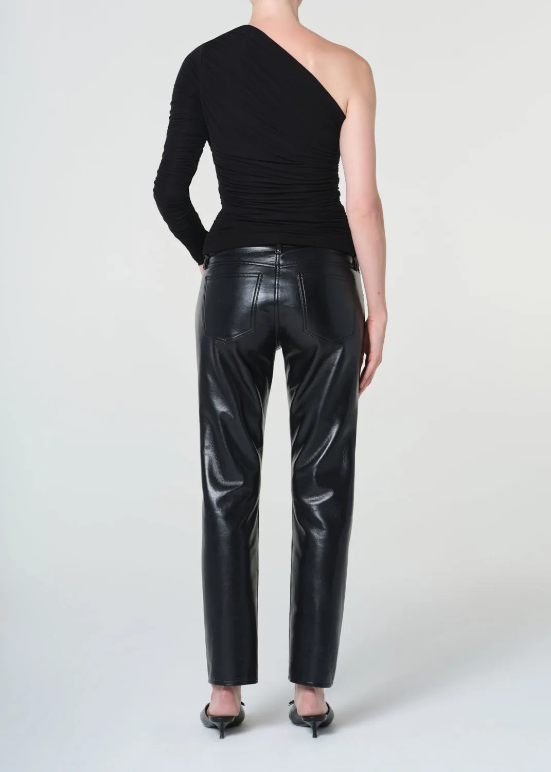 Cocktail Ankle Jean (Recycled Leather) in Detox sold by Agolde product image thumbnail 2