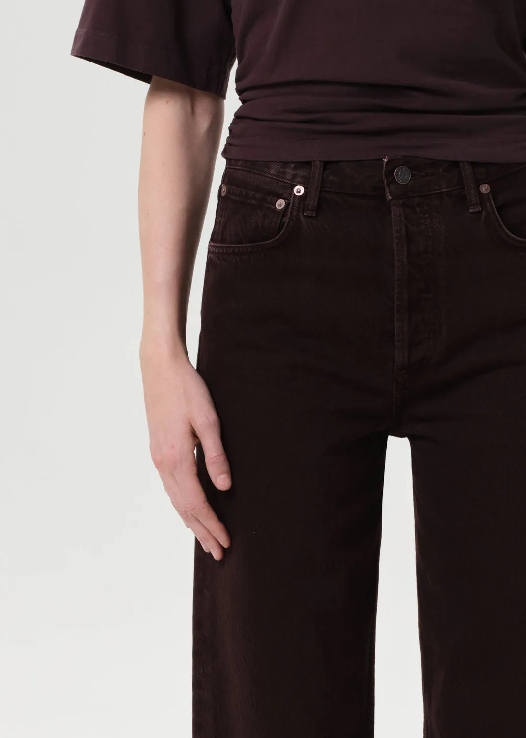 Ren Jean Petite 25" in Sloe Berry sold by Agolde product image thumbnail 5
