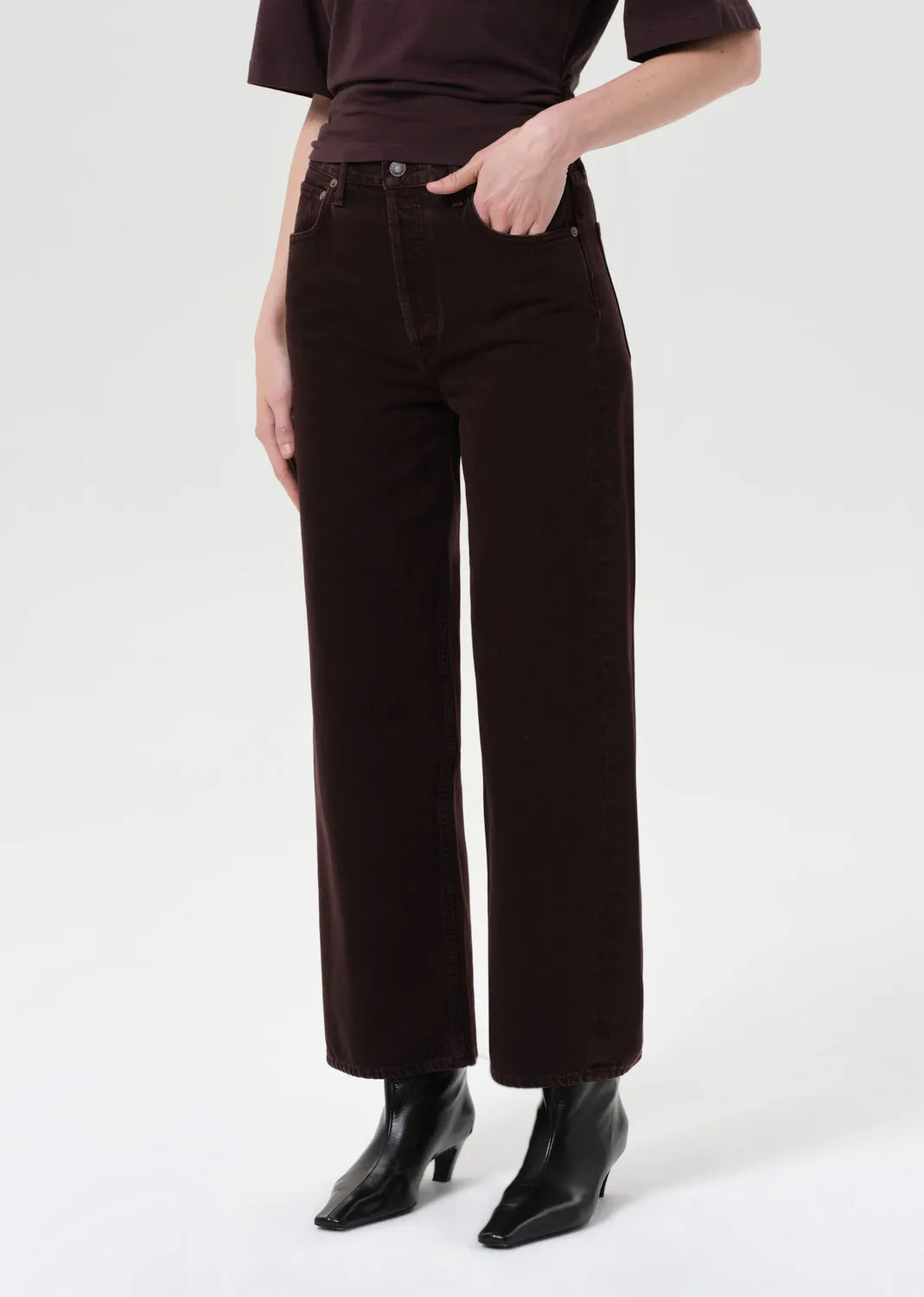 Ren Jean Petite 25" in Sloe Berry sold by Agolde product image thumbnail 4