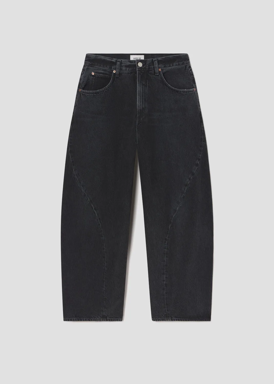 Twist Front Curve Jean in Ikon sold by Agolde