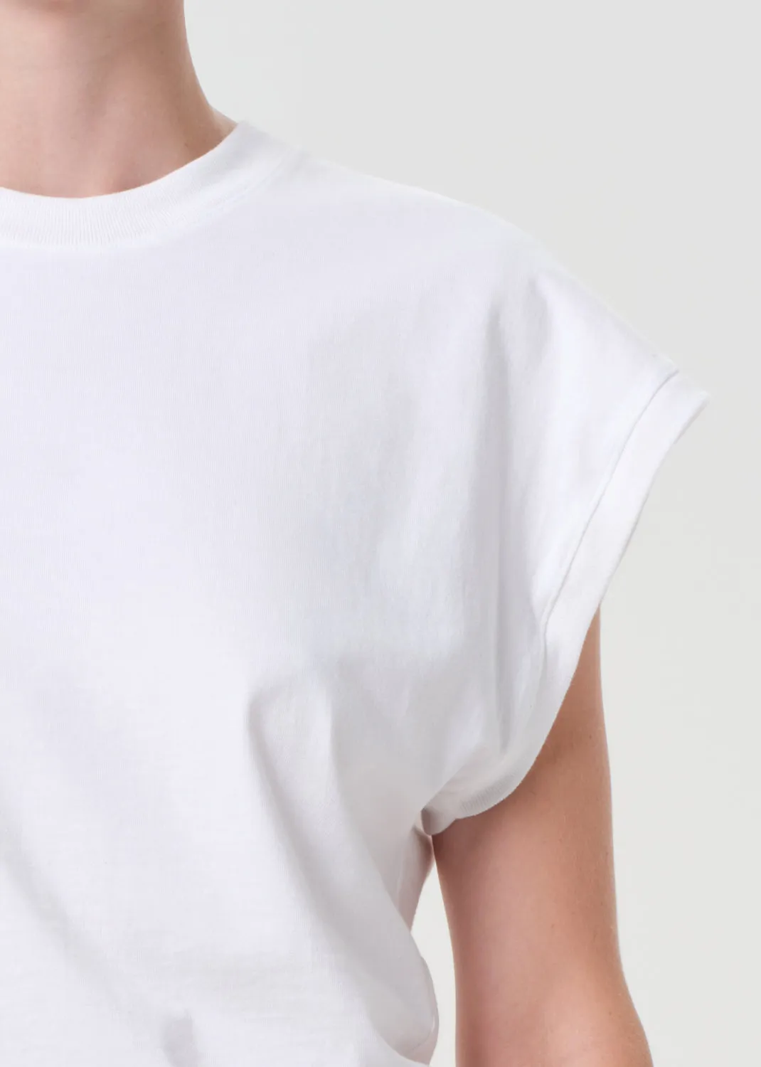 Meg Tee in White sold by Agolde product image thumbnail 5
