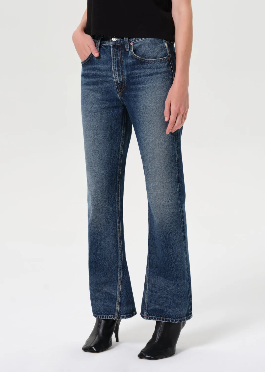 Mid Rise Kick Boot Ankle in Stencil sold by Agolde product image thumbnail 4