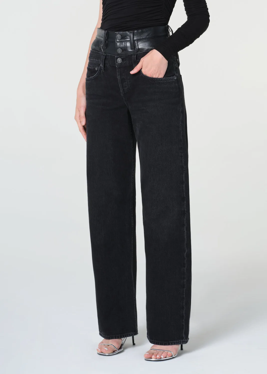 Elson Jean in Detox Raven sold by Agolde product image thumbnail 5