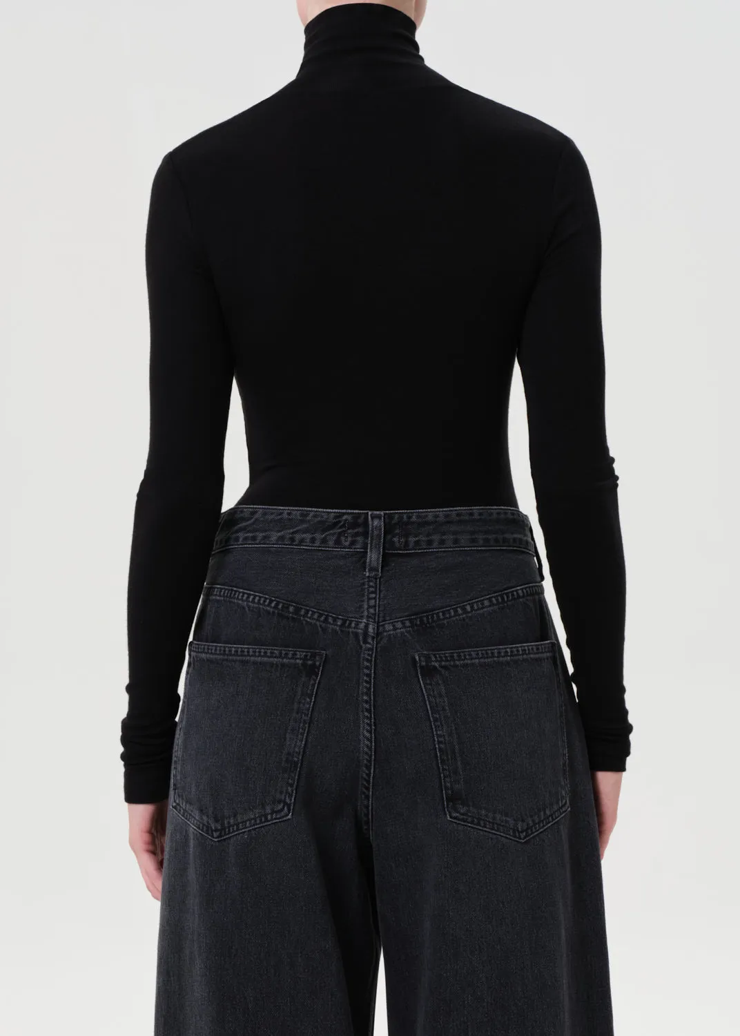 Wilma Bodysuit in Black sold by Agolde product image thumbnail 2