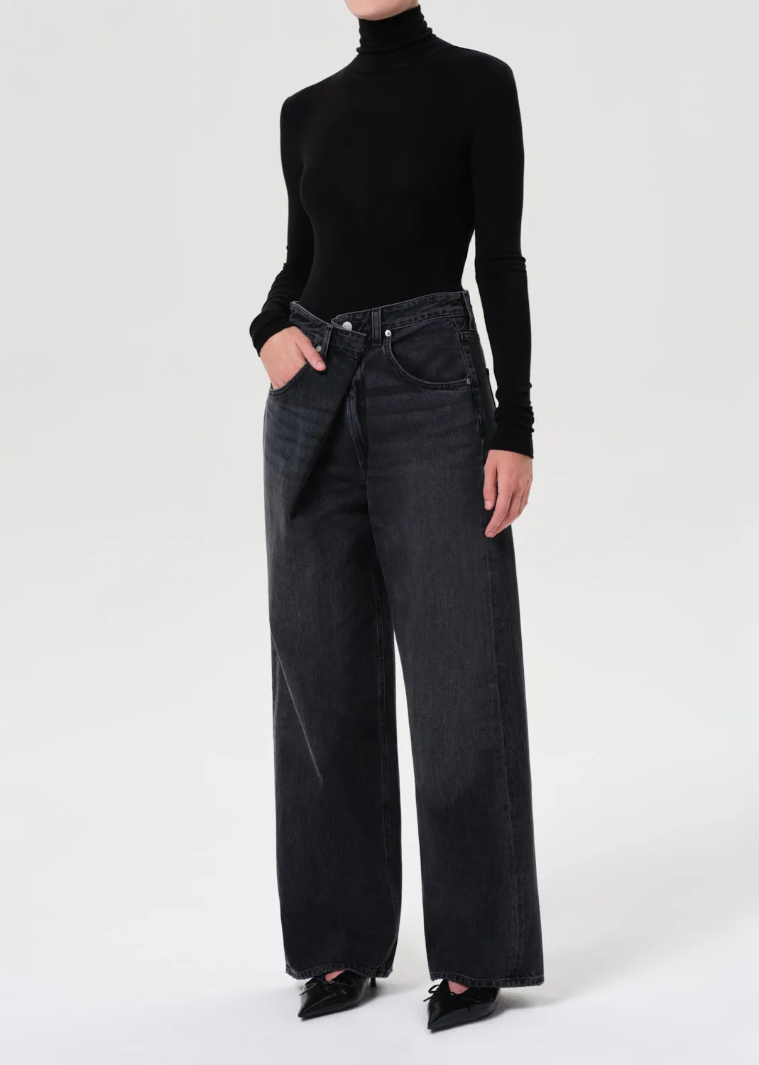 Wilma Bodysuit in Black sold by Agolde product image thumbnail 4