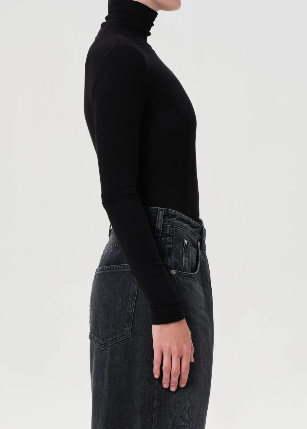 Wilma Bodysuit in Black sold by Agolde product image thumbnail 3