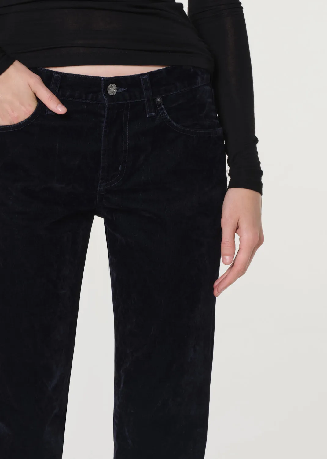 Low Rise Slim (Velvet) in Blue Crush sold by Agolde product image thumbnail 5