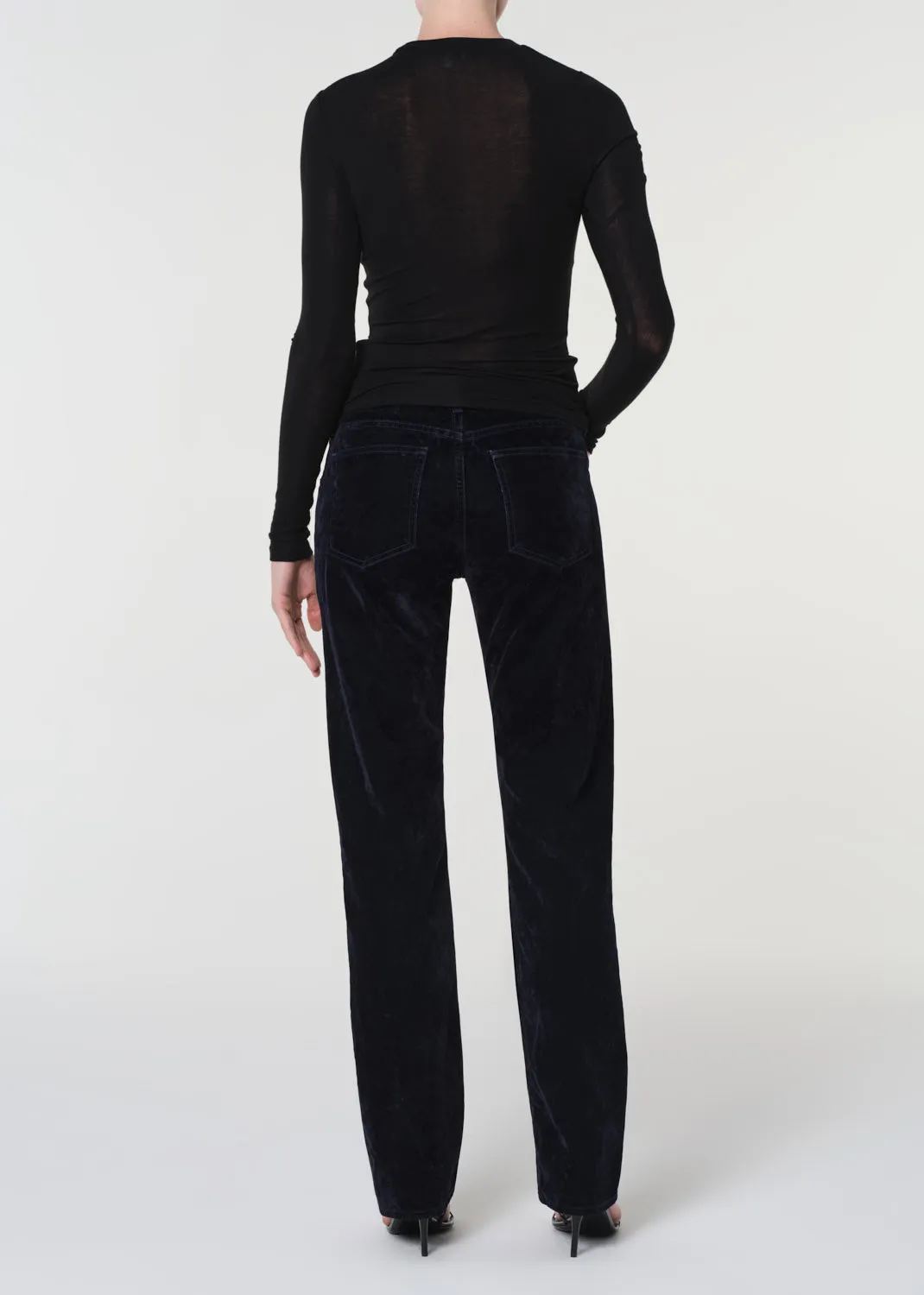 Low Rise Slim (Velvet) in Blue Crush sold by Agolde product image thumbnail 2