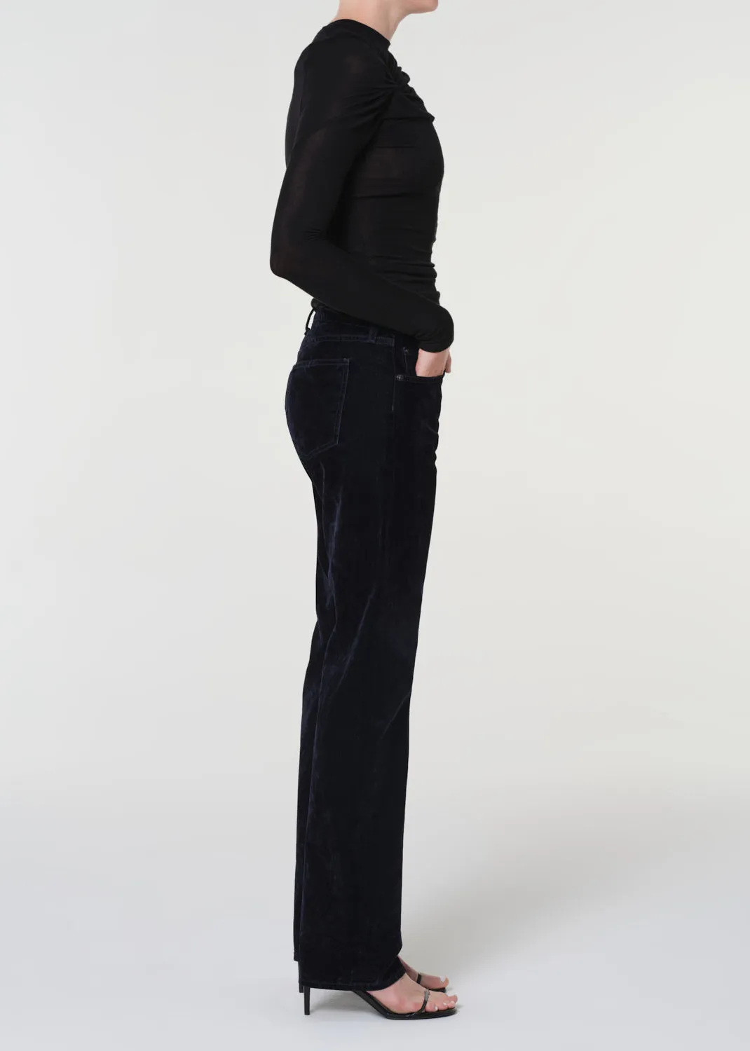 Low Rise Slim (Velvet) in Blue Crush sold by Agolde product image thumbnail 3