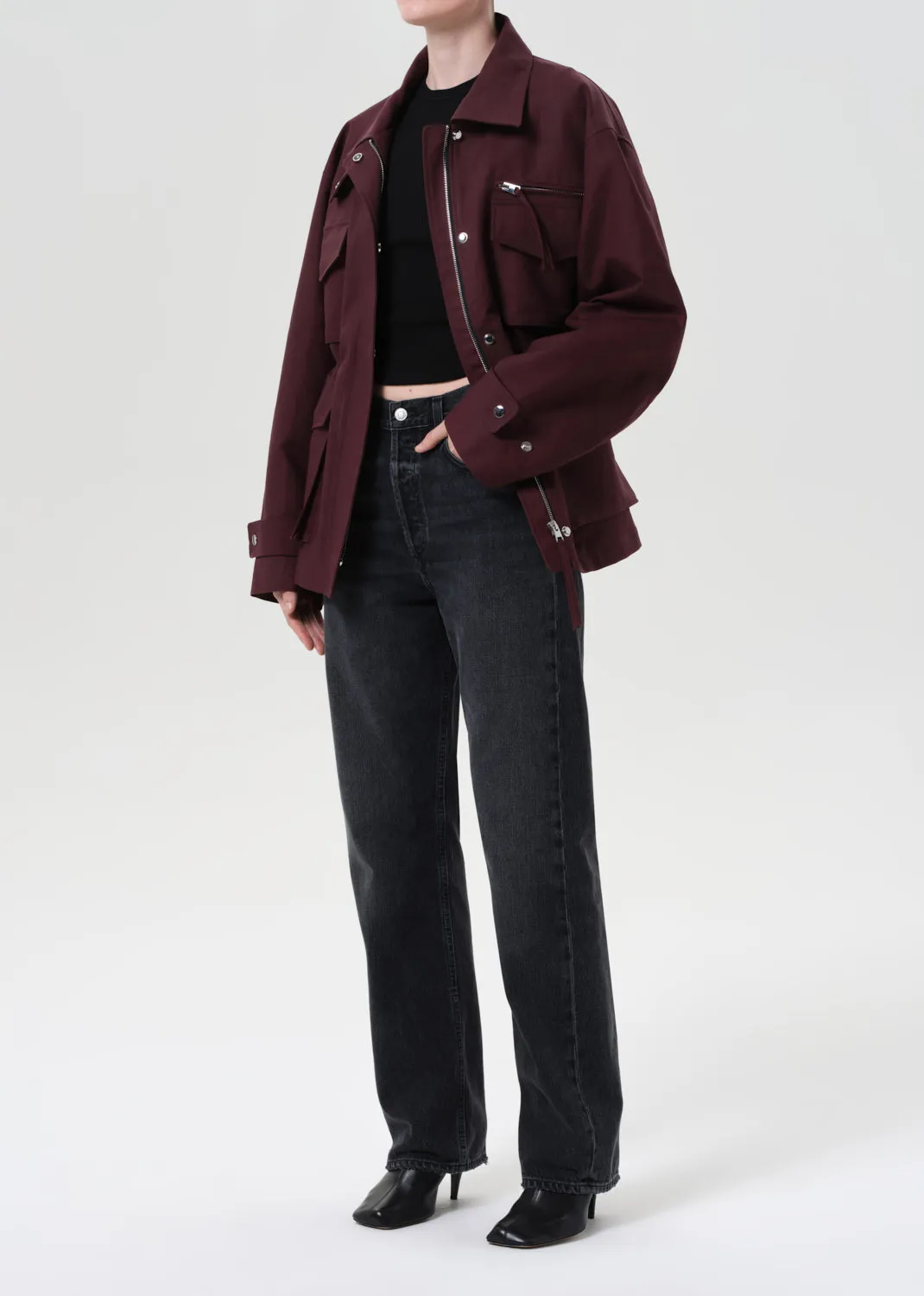 Aubrey Jacket in Root sold by Agolde product image thumbnail 4