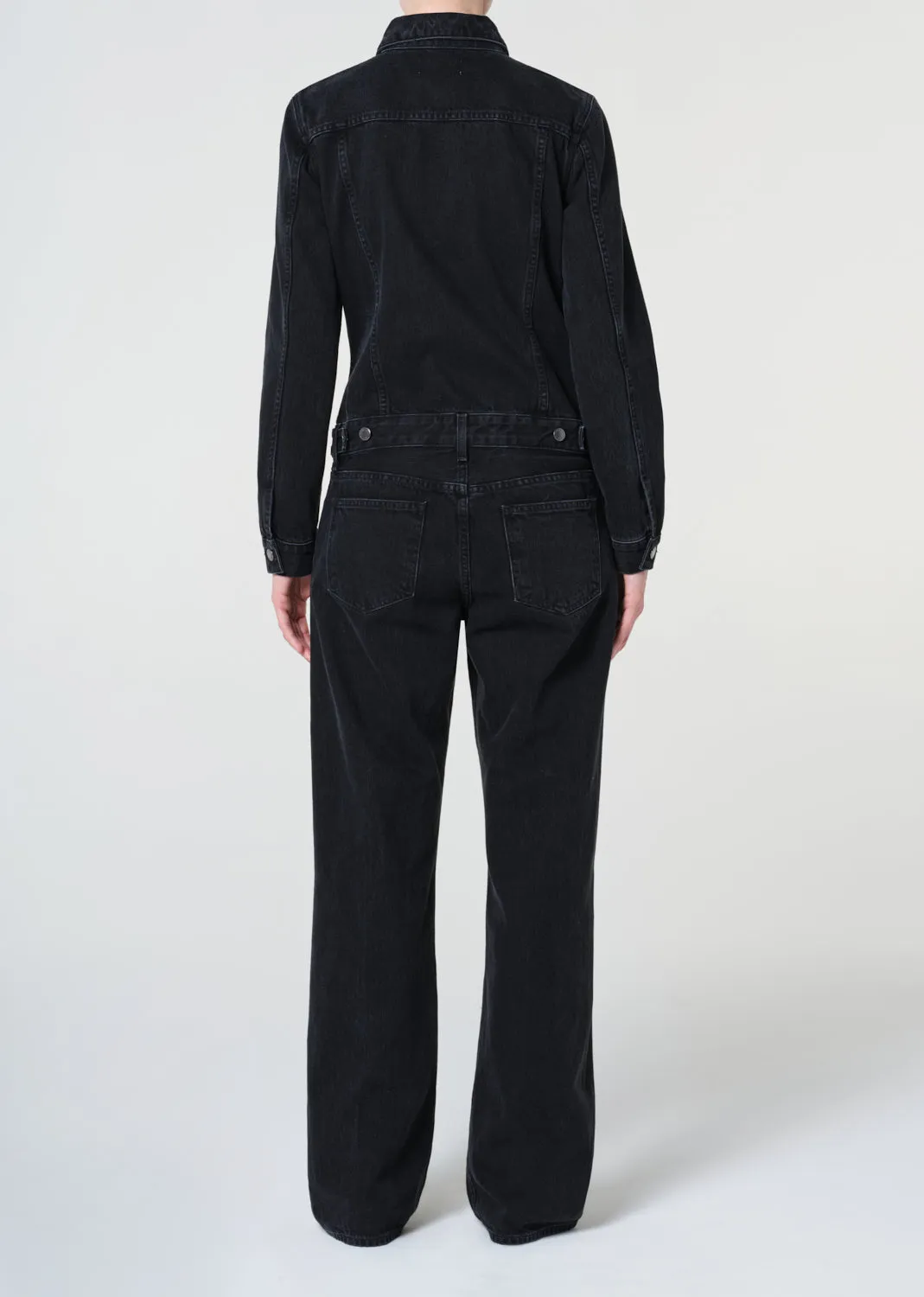 Esther Jumpsuit (Weightless) in Raven sold by Agolde product image thumbnail 4