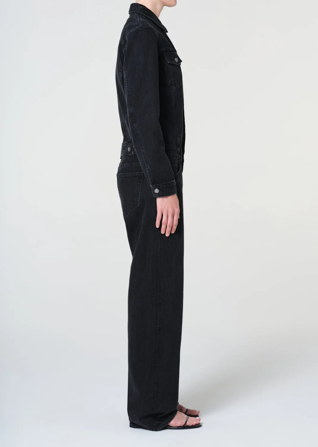 Esther Jumpsuit (Weightless) in Raven sold by Agolde product image thumbnail 3