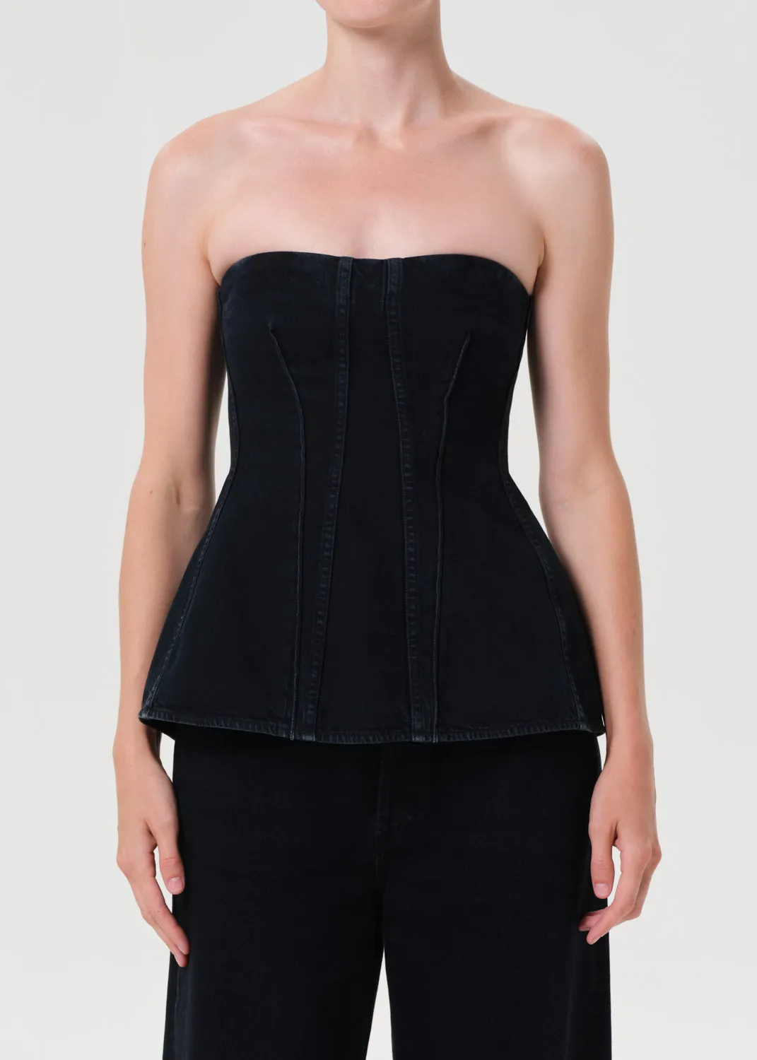 Lara Corset in Night Sky sold by Agolde