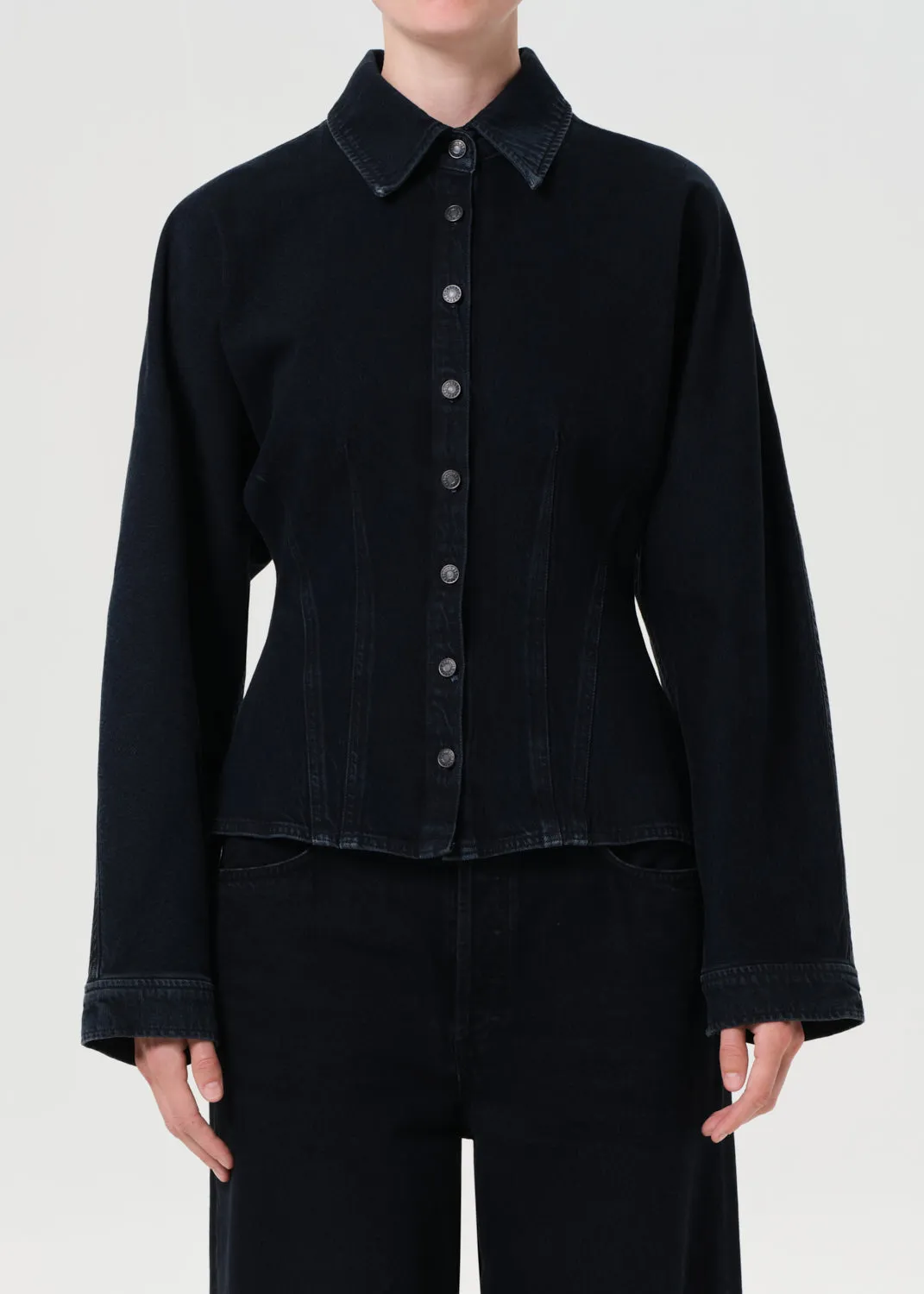 Devon Shirt in Illusion sold by Agolde