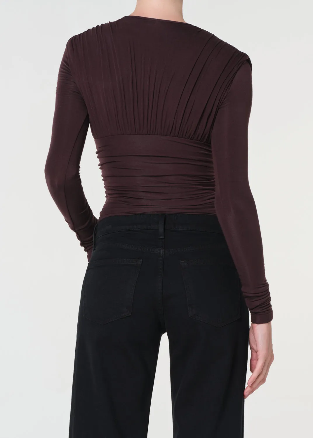 Abbi Bodysuit in Root sold by Agolde product image thumbnail 2