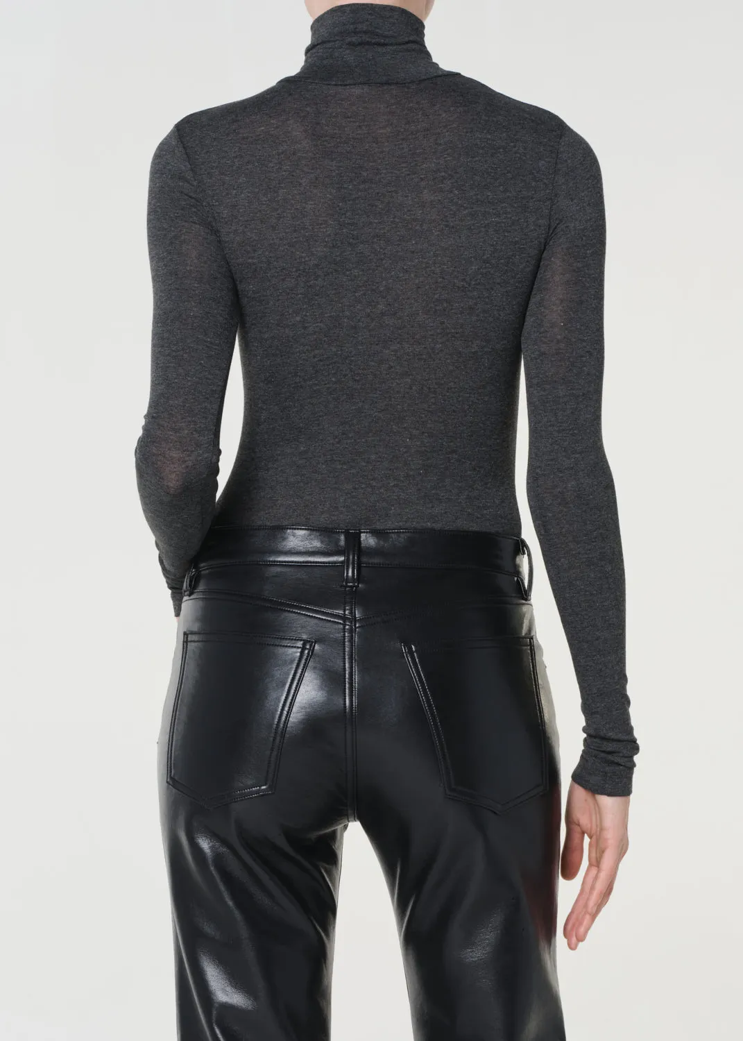 Wilma Bodysuit in Charcoal Heather sold by Agolde product image thumbnail 2