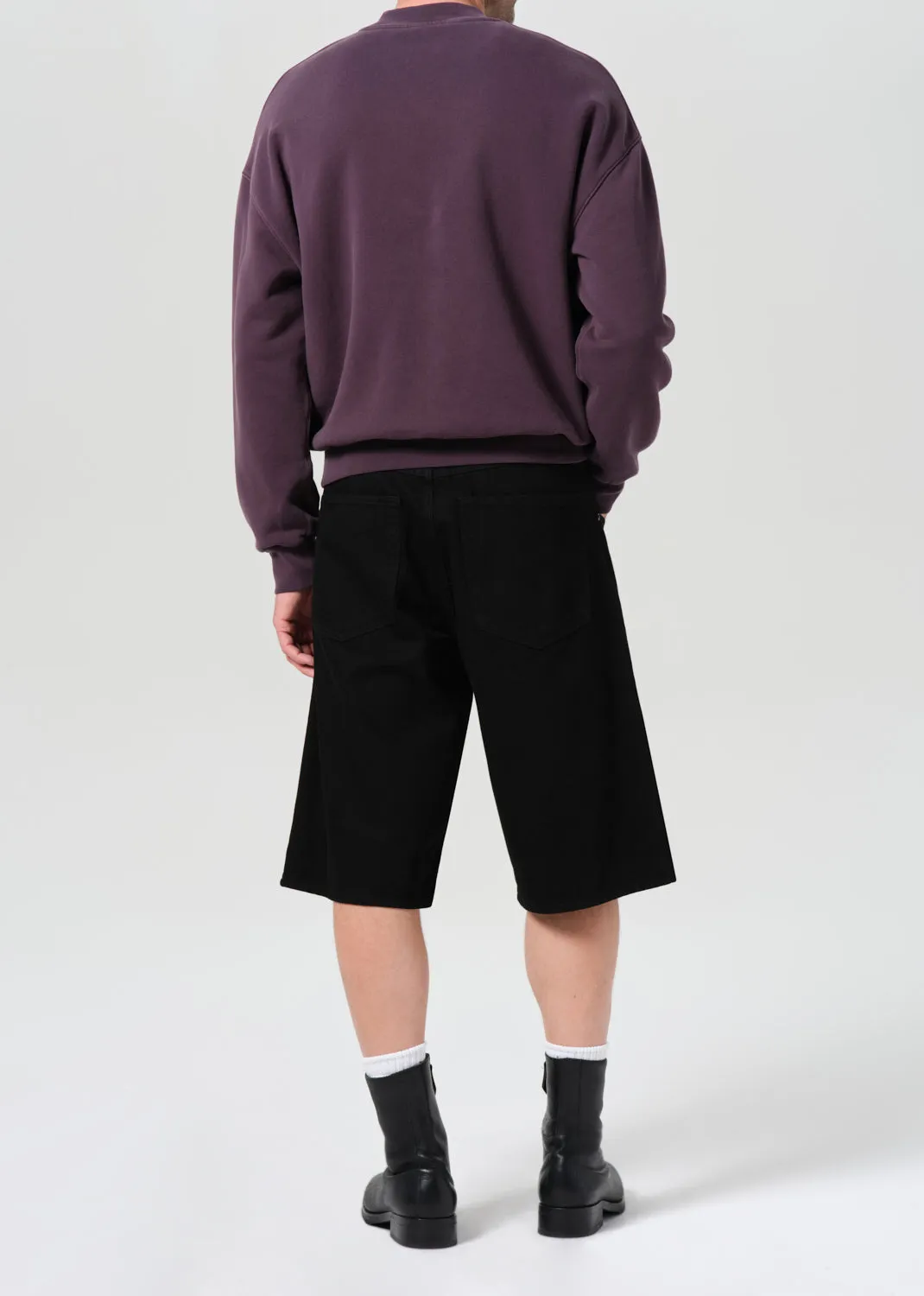 Fusion Skater Short in Curb sold by Agolde product image thumbnail 4