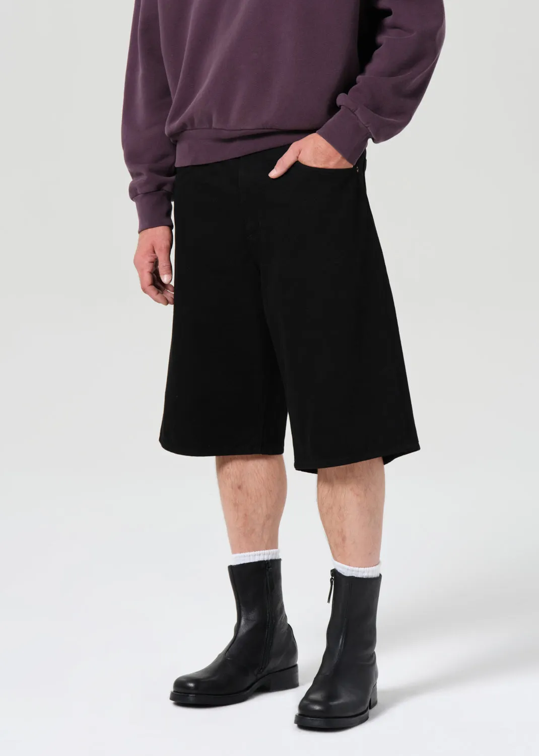 Fusion Skater Short in Curb sold by Agolde product image thumbnail 5