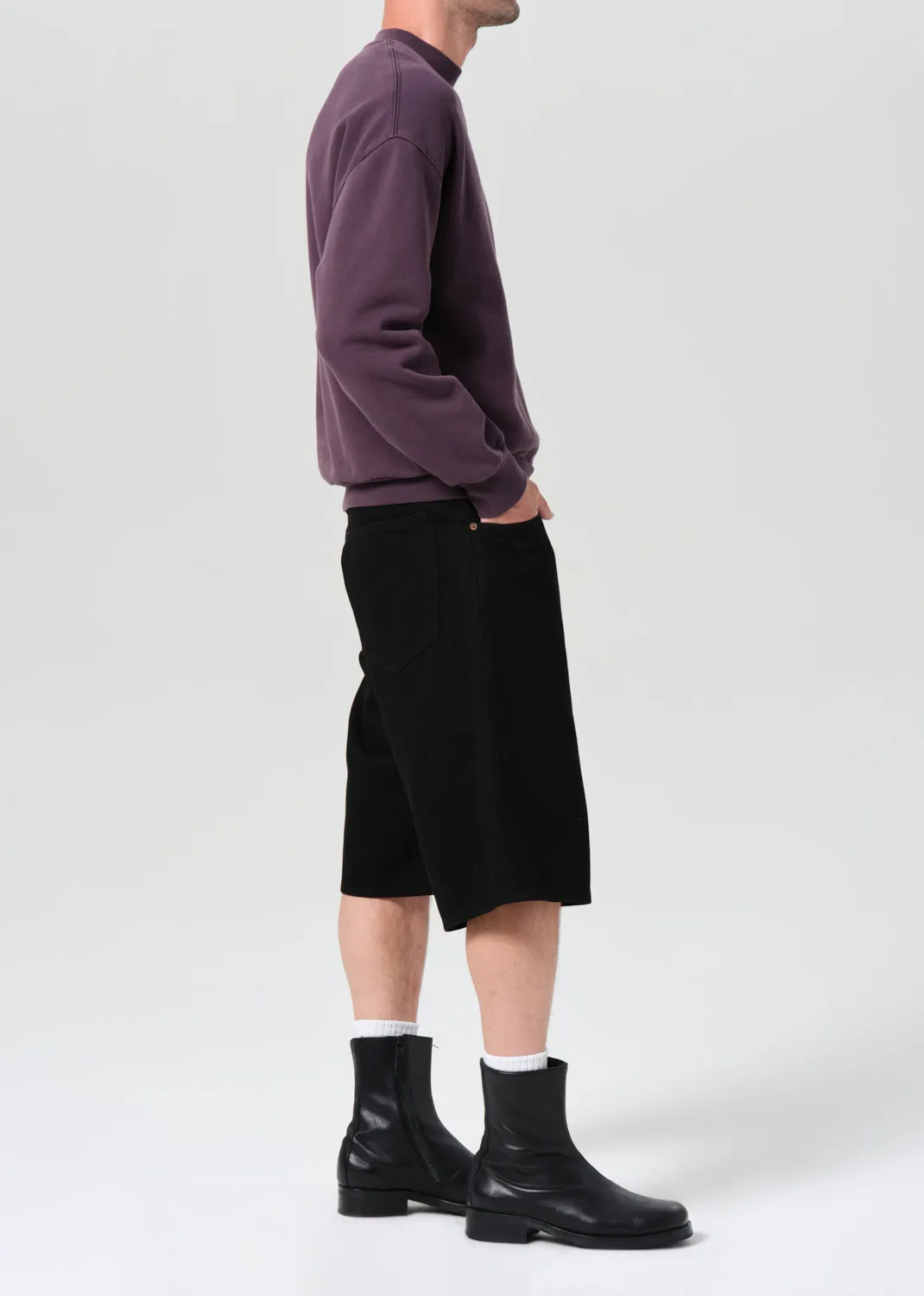 Fusion Skater Short in Curb sold by Agolde product image thumbnail 3