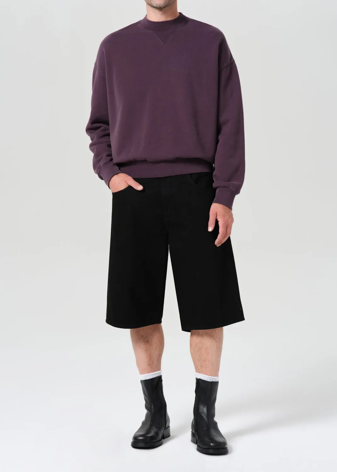 Fusion Skater Short in Curb sold by Agolde product image thumbnail 2